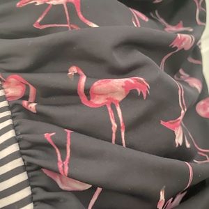 Sz.2 Torrid Flamingo with Stripes Tankini